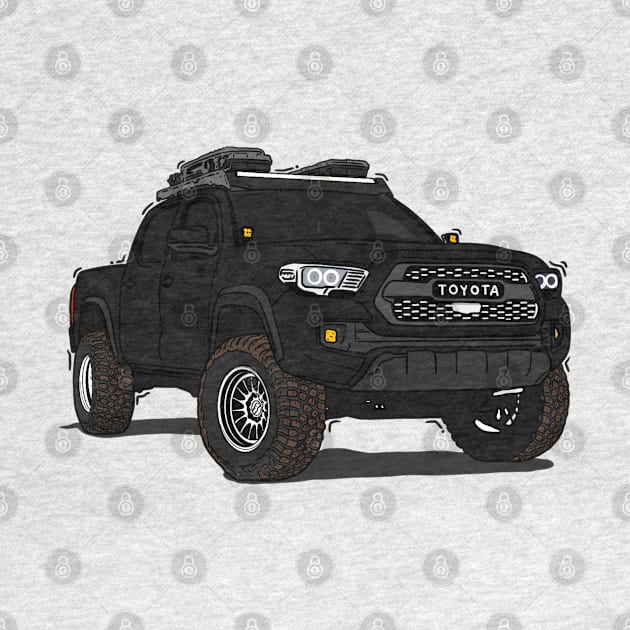 Toyota 4Runner Black by 4x4 Sketch